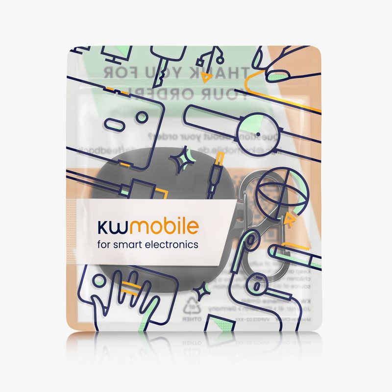 TV, Audio-Video si Foto - Portabile audio - Casti audio - Husa casti Kwmobile pentru Xiaomi Buds 5, protectie la zgarieturi, Silicon, negru - Infinity.ro