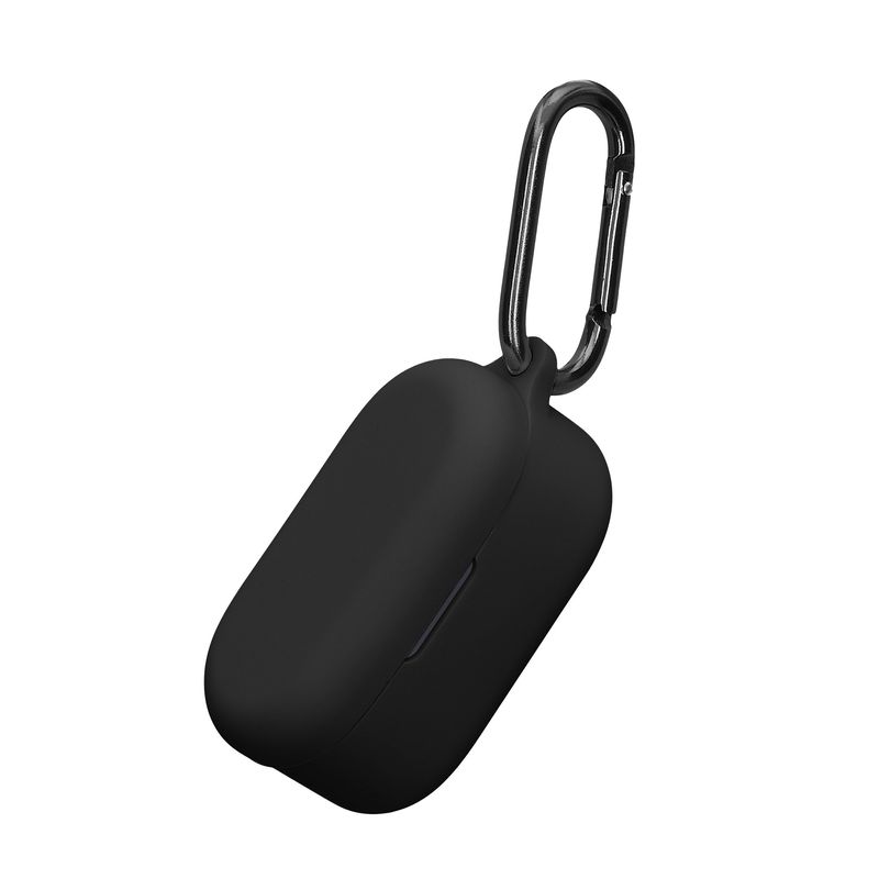 TV, Audio-Video si Foto - Portabile audio - Casti audio - Husa casti Kwmobile pentru OPPO Enco Buds 2 Pro, protectie la zgarieturi, Silicon, negru - Infinity.ro