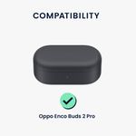 TV, Audio-Video si Foto - Portabile audio - Casti audio - Husa casti Kwmobile pentru OPPO Enco Buds 2 Pro, protectie la zgarieturi, Silicon, mov - Infinity.ro