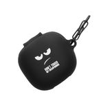 TV, Audio-Video si Foto - Portabile audio - Casti audio - Husa casti Kwmobile pentru Anker Soundcore P40i, prindere cu carabina, Silicon, alb, negru - Infinity.ro