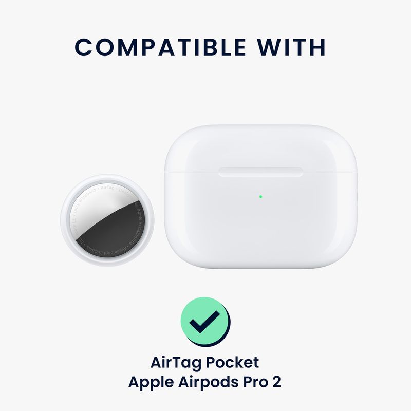 TV, Audio-Video si Foto - Portabile audio - Casti audio - Husa casti Kwmobile pentru Apple AirPods Pro 2, protectie la zgarieturi, Silicon, alb - Infinity.ro