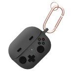 TV, Audio-Video si Foto - Portabile audio - Casti audio - Husa casti Kwmobile pentru Samsung Galaxy Buds 3, Galaxy Buds 3 Pro, protectie la zgarieturi, Silicon, gri - Infinity.ro