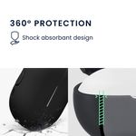 TV, Audio-Video si Foto - Portabile audio - Casti audio - Husa casti Kwmobile pentru Huawei FreeBuds Pro 3, protectie la zgarieturi, Silicon, negru - Infinity.ro