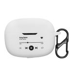 TV, Audio-Video si Foto - Portabile audio - Casti audio - Husa casti Kwmobile pentru JBL Tune 230 NC TWS, Tune T230NC, Tune T235NC, prindere cu carabina, Silicon, negru - Infinity.ro