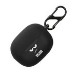 TV, Audio-Video si Foto - Portabile audio - Casti audio - Husa casti Kwmobile pentru Xiaomi Redmi Buds 5 Pro, protectie la zgarieturi, Silicon, alb, negru - Infinity.ro