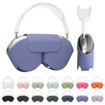 TV, Audio-Video si Foto - Portabile audio - Casti audio - Husa casti Kwmobile pentru Apple AirPods Max, AirPods Max 2, fixare magnetica, Poliester, mov - Infinity.ro