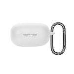 TV, Audio-Video si Foto - Portabile audio - Casti audio - Husa casti Kwmobile pentru JBL Live Pro 2 TWS, protectie la zgarieturi, Silicon, alb - Infinity.ro