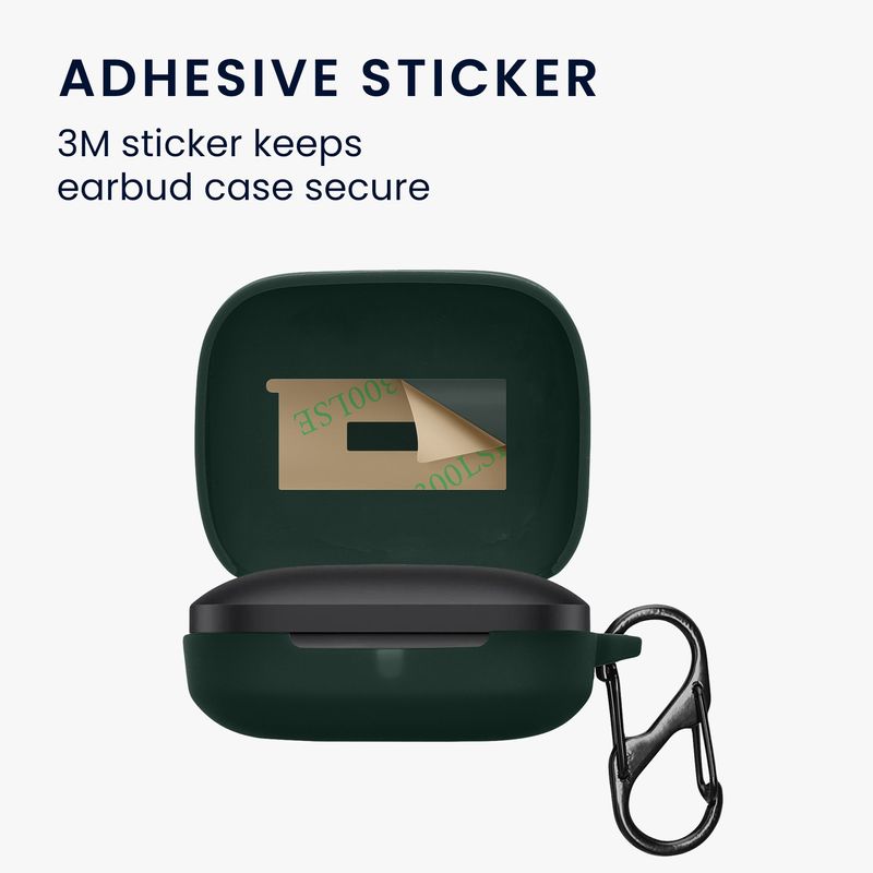 TV, Audio-Video si Foto - Portabile audio - Casti audio - Husa casti Kwmobile pentru OnePlus Buds 3, protectie la zgarieturi, Silicon, verde - Infinity.ro