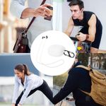 TV, Audio-Video si Foto - Portabile audio - Casti audio - Husa casti Kwmobile pentru Samsung Galaxy Buds 2, anti-alunecare, Silicon, alb - Infinity.ro