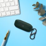 TV, Audio-Video si Foto - Portabile audio - Casti audio - Husa casti Kwmobile pentru OnePlus Buds 3, protectie la zgarieturi, Silicon, verde - Infinity.ro