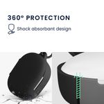 TV, Audio-Video si Foto - Portabile audio - Casti audio - Husa casti Kwmobile pentru Xiaomi Redmi Buds 4 Lite, protectie la zgarieturi, Silicon, negru - Infinity.ro