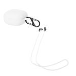 TV, Audio-Video si Foto - Portabile audio - Casti audio - Husa casti Kwmobile pentru Samsung Galaxy Buds 2, anti-alunecare, Silicon, alb - Infinity.ro