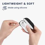 TV, Audio-Video si Foto - Portabile audio - Casti audio - Husa casti Kwmobile pentru Xiaomi Redmi Buds 4 Pro, protectie la zgarieturi, Silicon, alb, negru - Infinity.ro
