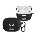 TV, Audio-Video si Foto - Portabile audio - Casti audio - Husa casti Kwmobile pentru Xiaomi Redmi Buds 4 Pro, protectie la zgarieturi, Silicon, alb, negru - Infinity.ro
