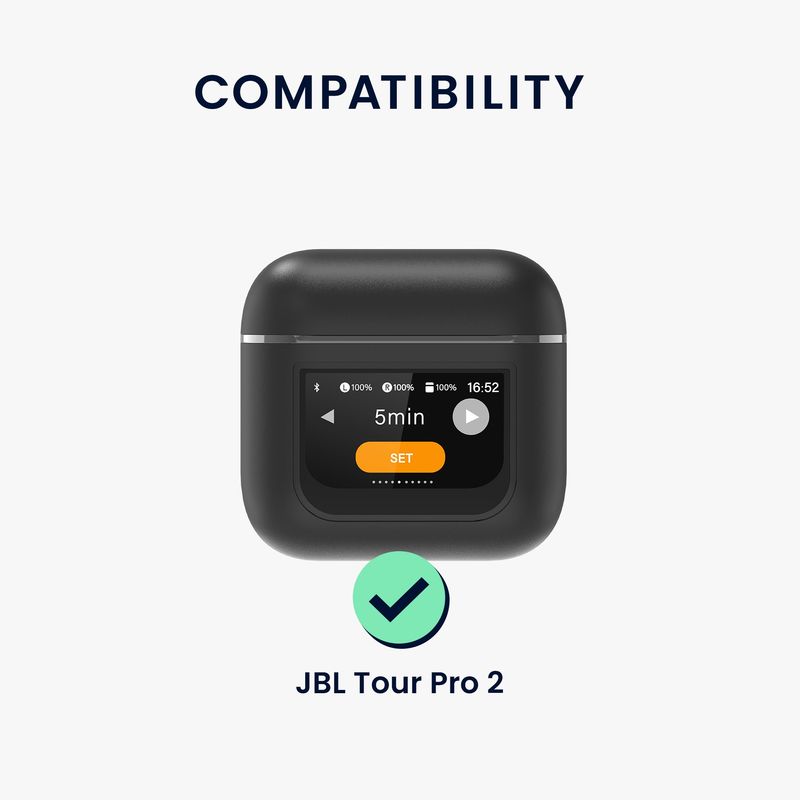 TV, Audio-Video si Foto - Portabile audio - Casti audio - Set 3 folii protectie Kwmobile pentru JBL Tour Pro 2, protectie la zgarieturi, Termoplastic, transparent - Infinity.ro