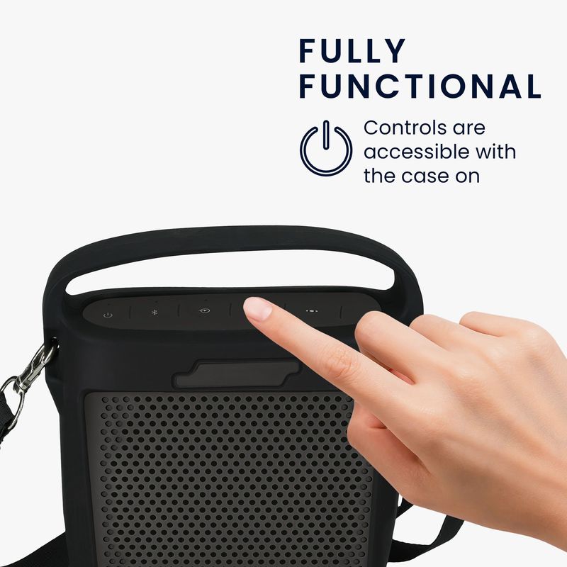 TV, Audio-Video si Foto - Portabile audio - Casti audio - Husa de protectie Kwmobile pentru Bose SoundLink Color II, protectie la zgarieturi, Silicon, negru - Infinity.ro