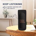TV, Audio-Video si Foto - Portabile audio - Casti audio - Husa de protectie Kwmobile pentru JBL Grip, anti-alunecare, Silicon, negru - Infinity.ro