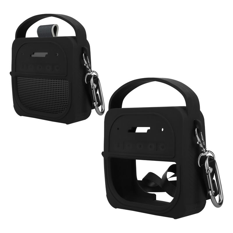 TV, Audio-Video si Foto - Portabile audio - Casti audio - Husa de protectie Kwmobile pentru Bose SoundLink Micro Speaker (generatia 2), anti-alunecare, Silicon, negru - Infinity.ro
