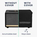 TV, Audio-Video si Foto - Portabile audio - Casti audio - Husa de protectie Kwmobile pentru Marshall Stanmore II Wireless, Stanmore 2, antizgarieturi, antipraf, Textil, negru - Infinity.ro