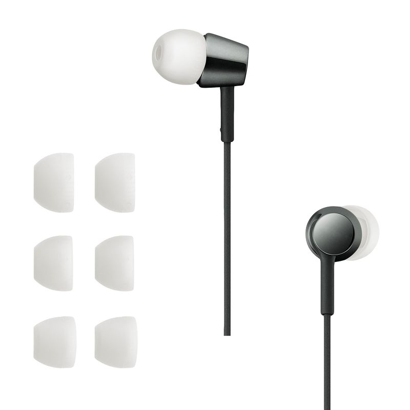 TV, Audio-Video si Foto - Portabile audio - Casti audio - Set 6 dopuri pentru casti Kwmobile pentru Sony WI-C300, WI-C400, MDR-XB55AP, MDR-EX155AP, confort sporit, Silicon, alb - Infinity.ro