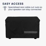TV, Audio-Video si Foto - Portabile audio - Casti audio - Husa de protectie Kwmobile pentru Marshall Stanmore II Wireless, Stanmore 2, antizgarieturi, antipraf, Textil, negru - Infinity.ro