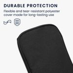 TV, Audio-Video si Foto - Portabile audio - Casti audio - Husa de protectie Kwmobile pentru Marshall Stanmore II Wireless, Stanmore 2, antizgarieturi, antipraf, Textil, negru - Infinity.ro