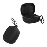 TV, Audio-Video si Foto - Portabile audio - Casti audio - Husa casti Kwmobile pentru EarFun Air Pro 3, protectie la zgarieturi, Silicon, negru - Infinity.ro