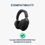 TV, Audio-Video si Foto - Portabile audio - Casti audio - Microfon de schimb Kwmobile pentru Corsair HS50 HS60 HS60 Pro HS70 HS70 Pro HS75, detasabil, plastic, negru - Infinity.ro