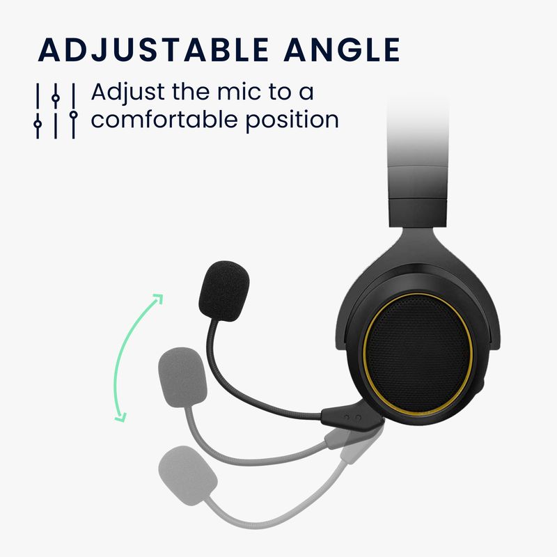 TV, Audio-Video si Foto - Portabile audio - Casti audio - Microfon de schimb Kwmobile pentru Corsair HS50 HS60 HS60 Pro HS70 HS70 Pro HS75, detasabil, plastic, negru - Infinity.ro