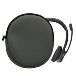 TV, Audio-Video si Foto - Portabile audio - Casti audio - Husa casti Kwmobile pentru Logitech H390, protectie la socuri, Neopren, gri - Infinity.ro