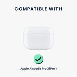 TV, Audio-Video si Foto - Portabile audio - Casti audio - Husa casti Kwmobile pentru Apple AirPods Pro 2, AirPods Pro, protectie la socuri, Termoplastic, multicolor - Infinity.ro