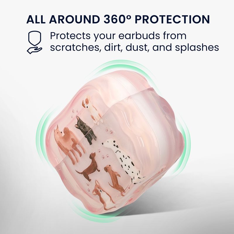 TV, Audio-Video si Foto - Portabile audio - Casti audio - Husa casti Kwmobile pentru Apple AirPods Pro 2, AirPods Pro, protectie la socuri, Termoplastic, multicolor - Infinity.ro