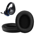 TV, Audio-Video si Foto - Portabile audio - Casti audio - Set 2 pernite casti Kwmobile pentru Kingston HyperX Cloud Stinger, Cloud Stinger S, Cloud Stinger Core, Cloud Mix, negru - Infinity.ro