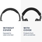 TV, Audio-Video si Foto - Portabile audio - Casti audio - Banda pentru casti Kwmobile pentru Sennheiser HD 4.50BTNC, HD4.40BT, HD4.30, HD 350BT, confort sporit, Neopren, negru - Infinity.ro