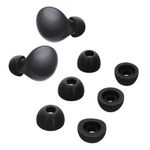 TV, Audio-Video si Foto - Portabile audio - Casti audio - Set 6 dopuri pentru casti Kwmobile pentru Samsung Galaxy Buds 2, confort sporit, Spuma cu memorie, negru - Infinity.ro
