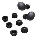 TV, Audio-Video si Foto - Portabile audio - Casti audio - Set 6 dopuri pentru casti Kwmobile pentru Samsung Galaxy Buds 2, confort sporit, Spuma cu memorie, negru - Infinity.ro
