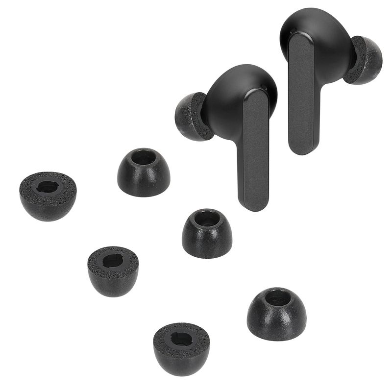 TV, Audio-Video si Foto - Portabile audio - Casti audio - Set 6 dopuri pentru casti Kwmobile pentru JBL Live Pro 2 TWS, confort sporit, Spuma cu memorie, negru - Infinity.ro