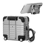 TV, Audio-Video si Foto - Portabile audio - Casti audio - Husa casti Kwmobile pentru Apple AirPods 4, protectie la socuri, Termoplastic, argintiu - Infinity.ro