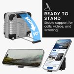 TV, Audio-Video si Foto - Portabile audio - Casti audio - Husa casti Kwmobile pentru Apple AirPods 4, protectie la socuri, Termoplastic, argintiu - Infinity.ro