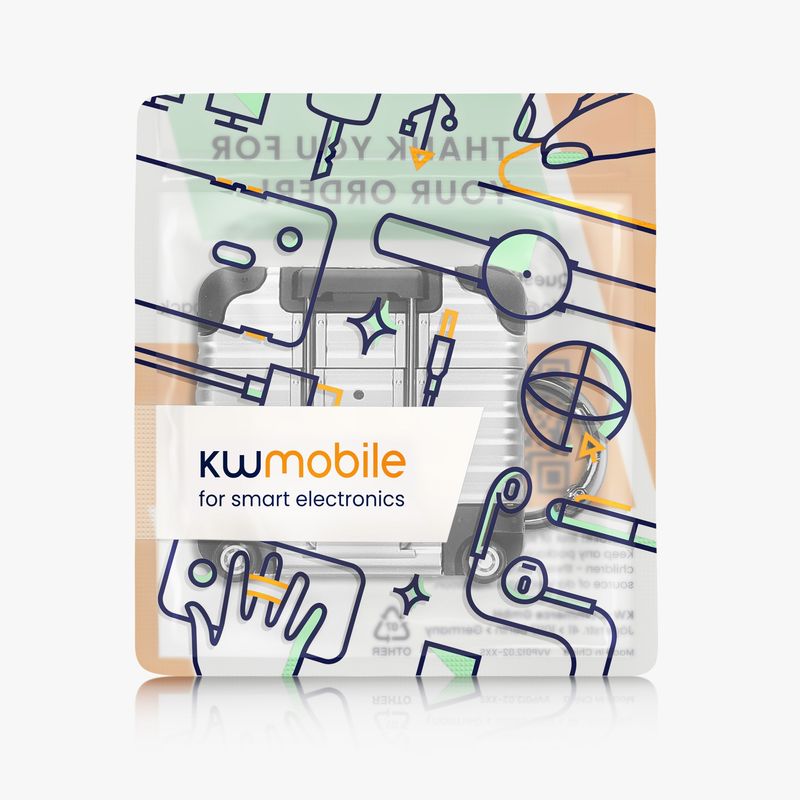 TV, Audio-Video si Foto - Portabile audio - Casti audio - Husa casti Kwmobile pentru Apple AirPods 4, protectie la socuri, Termoplastic, argintiu - Infinity.ro
