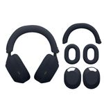 TV, Audio-Video si Foto - Portabile audio - Casti audio - Husa casti Kwmobile pentru Sony WH-1000XM5, protectie la socuri, Silicon, albastru - Infinity.ro