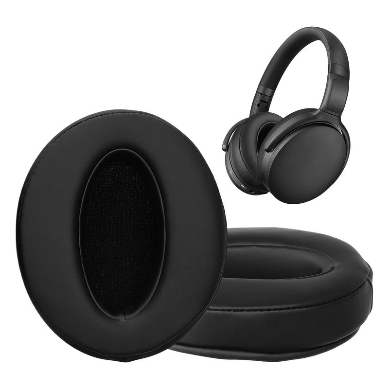 TV, Audio-Video si Foto - Portabile audio - Casti audio - Set 2 pernite pentru casti Kwmobile pentru Sennheiser HD 4.50SE, HD 4.40BT, HD 4.30G, HD 4.20S, Piele ecologica, negru - Infinity.ro