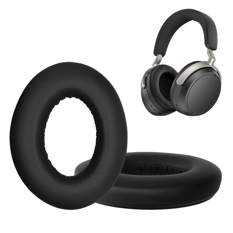 TV, Audio-Video si Foto - Portabile audio - Casti audio - Set 2 pernite pentru casti Kwmobile pentru Sennheiser HDB 630, confort sporit, Piele ecologica, negru - Infinity.ro