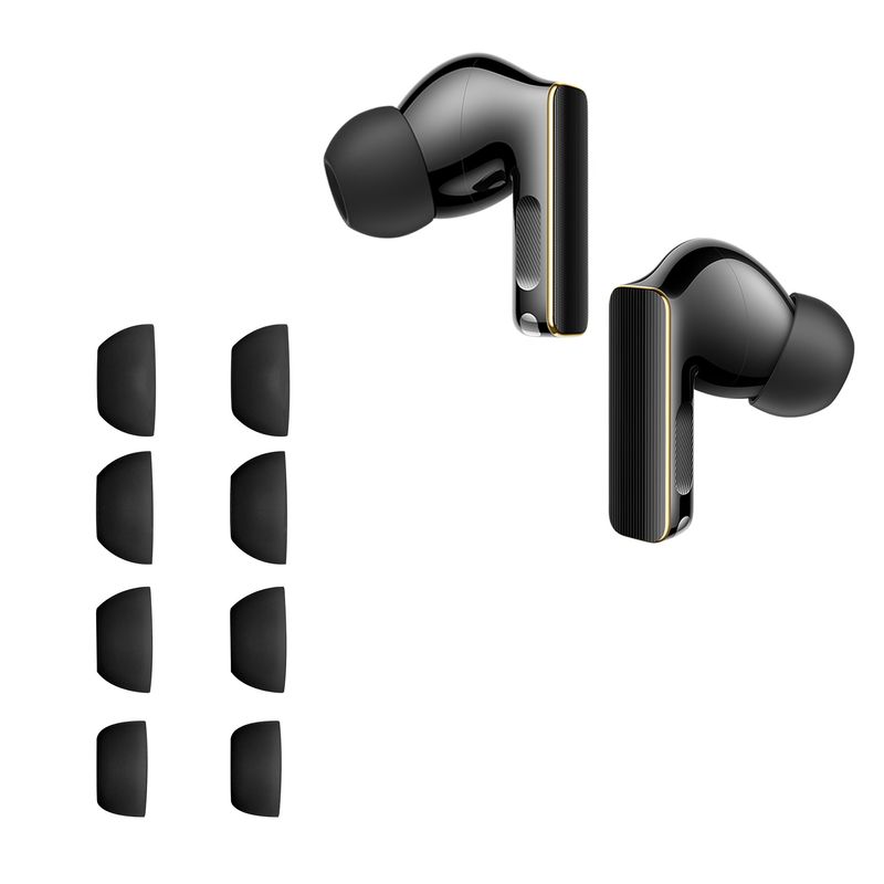 TV, Audio-Video si Foto - Portabile audio - Casti audio - Set 8 dopuri pentru casti Kwmobile pentru Huawei FreeBuds Pro 4, confort sporit, Silicon, negru - Infinity.ro