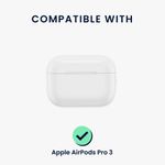 TV, Audio-Video si Foto - Portabile audio - Casti audio - Husa casti Kwmobile pentru Apple AirPods Pro 3, functie stand, Termoplastic, negru - Infinity.ro