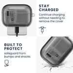 TV, Audio-Video si Foto - Portabile audio - Casti audio - Husa casti Kwmobile pentru Apple AirPods Pro 3, functie stand, Termoplastic, negru - Infinity.ro