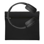 TV, Audio-Video si Foto - Portabile audio - Casti audio - Husa casti Kwmobile pentru Sony WH-CH520, WH-CH510, MDR-ZX110, protectie la socuri, protectie la praf, Neopren, negru - Infinity.ro