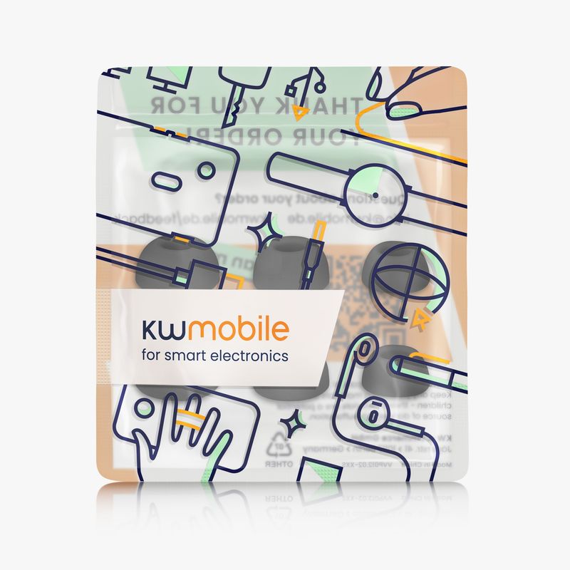 TV, Audio-Video si Foto - Portabile audio - Casti audio - Set 6 dopuri pentru casti Kwmobile pentru Huawei FreeBuds 7i, confort sporit, Silicon, negru - Infinity.ro