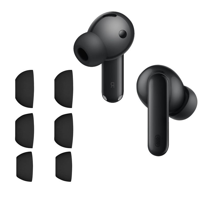 TV, Audio-Video si Foto - Portabile audio - Casti audio - Set 6 dopuri pentru casti Kwmobile pentru Huawei FreeBuds 7i, confort sporit, Silicon, negru - Infinity.ro