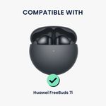 TV, Audio-Video si Foto - Portabile audio - Casti audio - Set 6 dopuri pentru casti Kwmobile pentru Huawei FreeBuds 7i, confort sporit, Silicon, negru - Infinity.ro